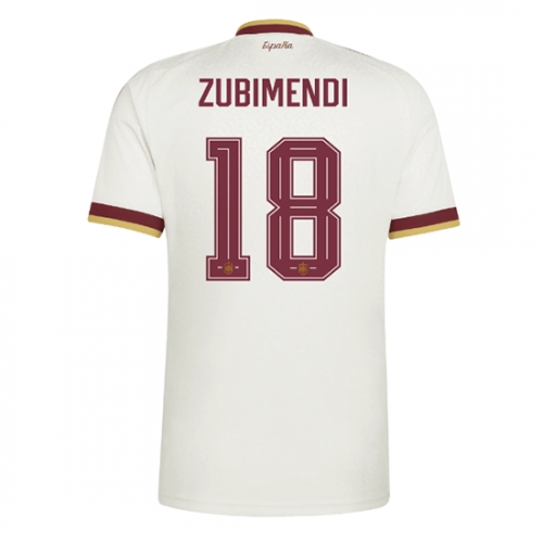 Billige Fotballdrakt Spania Martin Zubimendi #18 Replika Bortedrakt VM 2026 Kortermet Billige Fotballdrakt Spania Martin Zubimendi #18 Replika Bortedrakt VM 2026 Kortermet